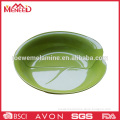Custom design leaf shape recycled plastic bowls